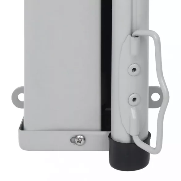 fekete behúzható oldalsó terasznapellenző 220 x 500 cm