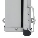 szürke behúzható oldalsó terasznapellenző 220 x 500 cm