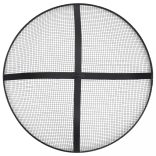 acél tűztál piszkavassal 54 x 54 x 55 cm