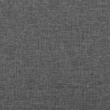 sötétszürke szövet rugós ágy matraccal 90 x 200 cm