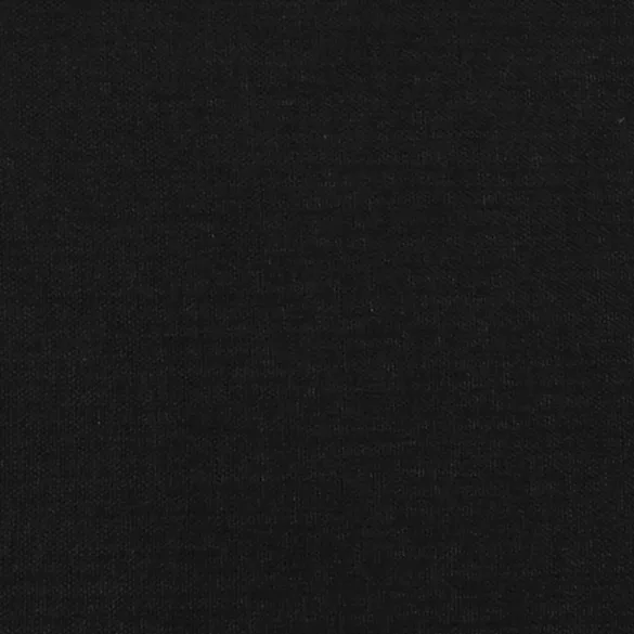 fekete szövet rugós ágy matraccal 100 x 200 cm