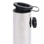 fekete gránit napernyőtalp 45 x 25 x 8 cm