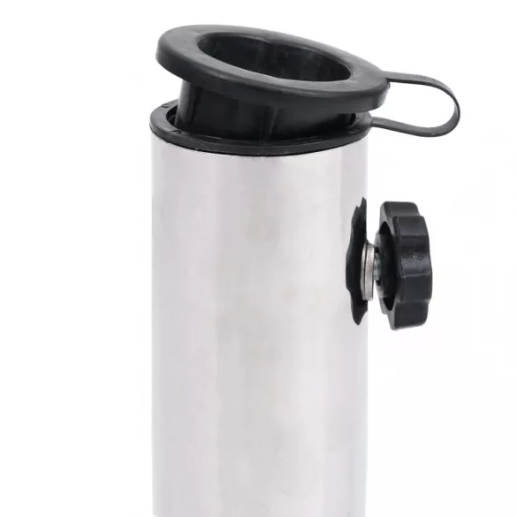 fekete gránit napernyőtalp 45 x 25 x 8 cm