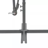 bordó konzolos napernyő alumíniumrúddal 300 cm