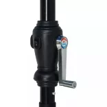 bordó kültéri napernyő LED-fényekkel és acélrúddal 300 cm