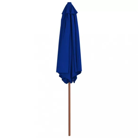 kék kültéri napernyő farúddal 270 cm