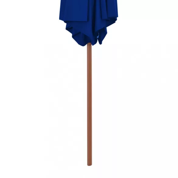 kék kültéri napernyő farúddal 270 cm