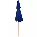 kék kétszintes napernyő farúddal 270 cm