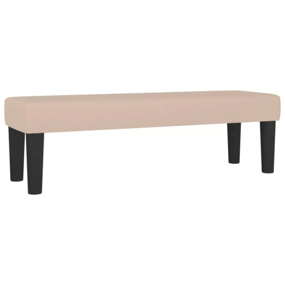 cappuccino színű műbőr rugós ágy matraccal 200 x 200 cm