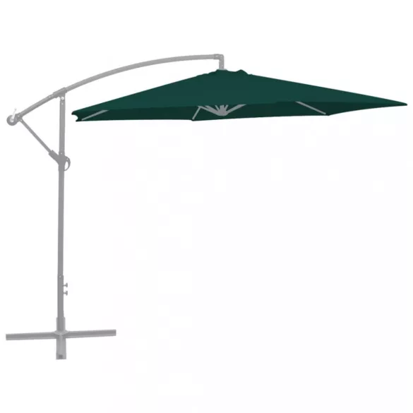 zöld konzolos napernyő csereponyva 300 cm