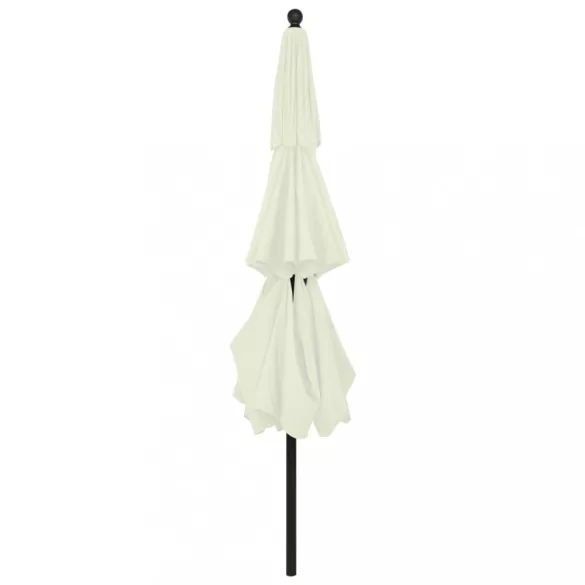 3 szintes homokszínű napernyő alumíniumrúddal 3,5 m