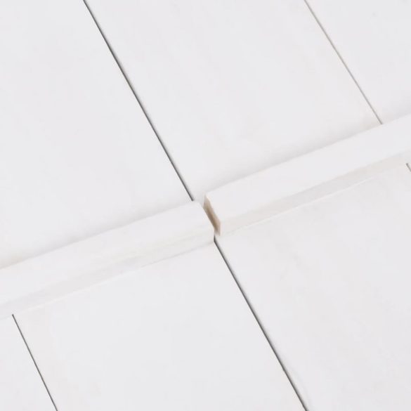 fehér fenyőfa homokozó 95 x 90 x 15 cm