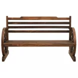 tömör fenyőfa kerti pad 112 cm