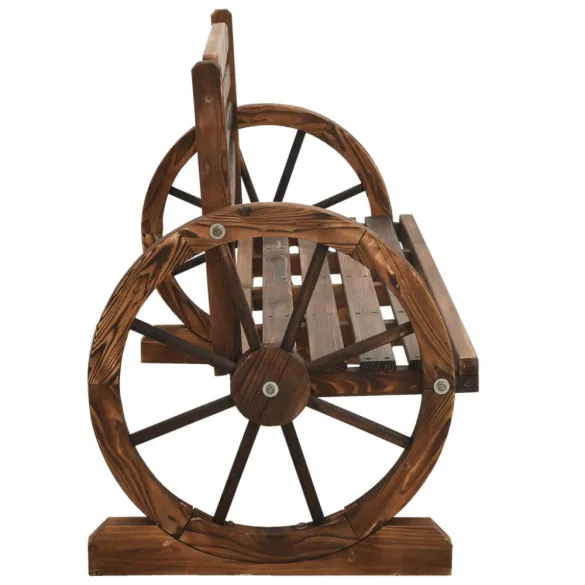 tömör fenyőfa kerti pad 112 cm