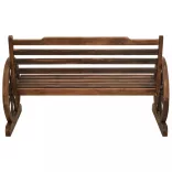 tömör fenyőfa kerti pad 112 cm