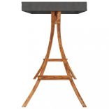 tík bevonatú hajlított fa hintaváz antracitszürke tetővel