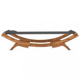 kültéri antracitszürke hajlított fa nyugágy 100 x 188,5 x 44 cm