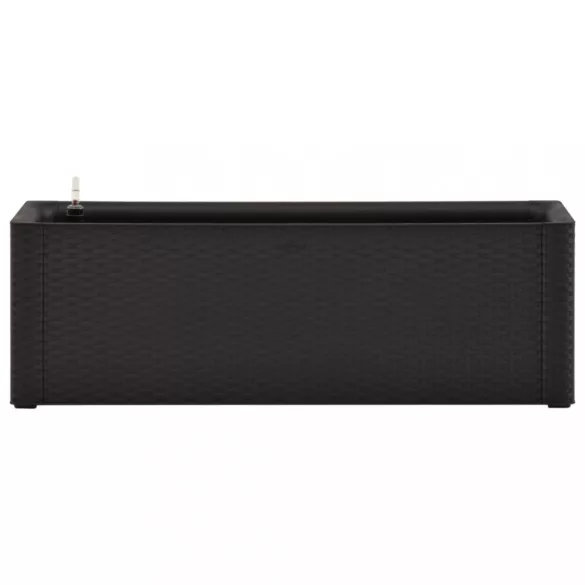 antracitszürke kerti magaságyás öntözőrendszerrel 100x43x33cm
