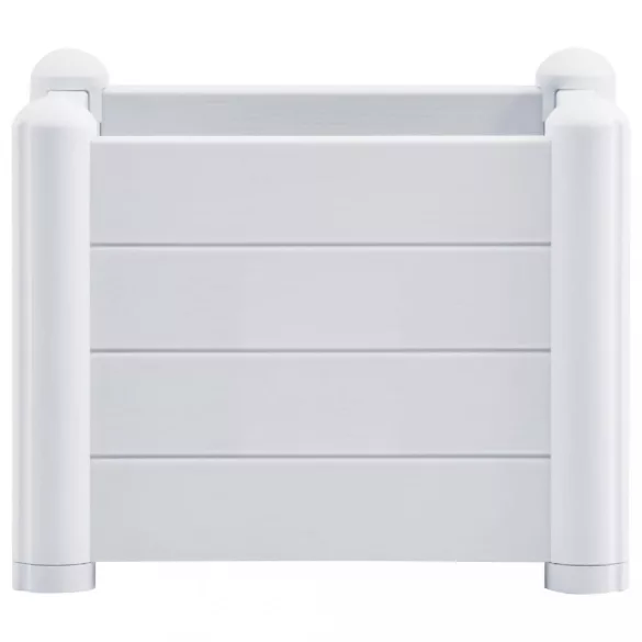 fehér kerti PP magaságyás 43 x 43 x 35 cm