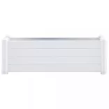 fehér kerti PP magaságyás 100 x 43 x 35 cm