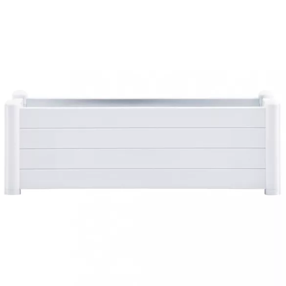 fehér kerti PP magaságyás 100 x 43 x 35 cm