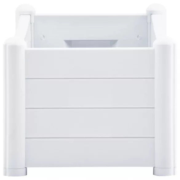fehér kerti PP magaságyás 100 x 43 x 35 cm