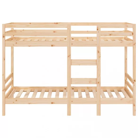 tömör fenyőfa emeletes ágy matrac nélkül 90 x 200 cm