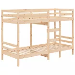 tömör fenyőfa emeletes ágy 75x190 cm