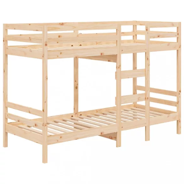tömör fenyőfa emeletes ágy 75x190 cm