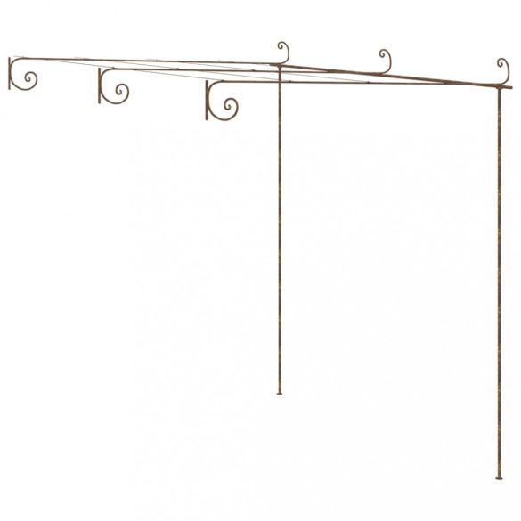 antik barna vas kerti pergola 3 x 3 x 2,5 m