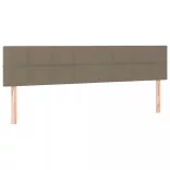 tópszínű szövet rugós ágy matraccal 180 x 200 cm