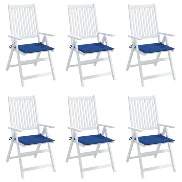 6 db királykék oxford szövet kerti székpárna 50 x 50 x 4 cm