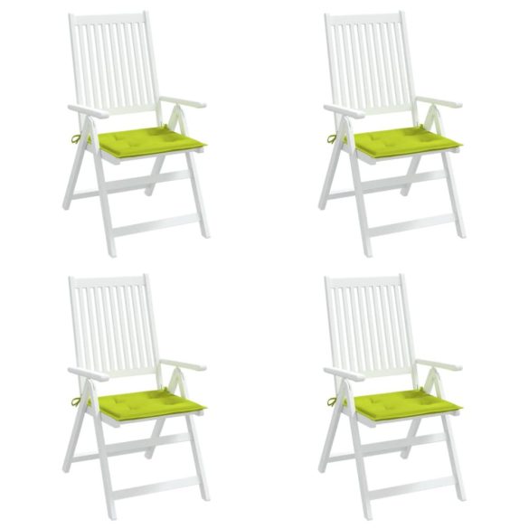 4 db élénkzöld oxford szövet kerti székpárna 50 x 50 x 4 cm