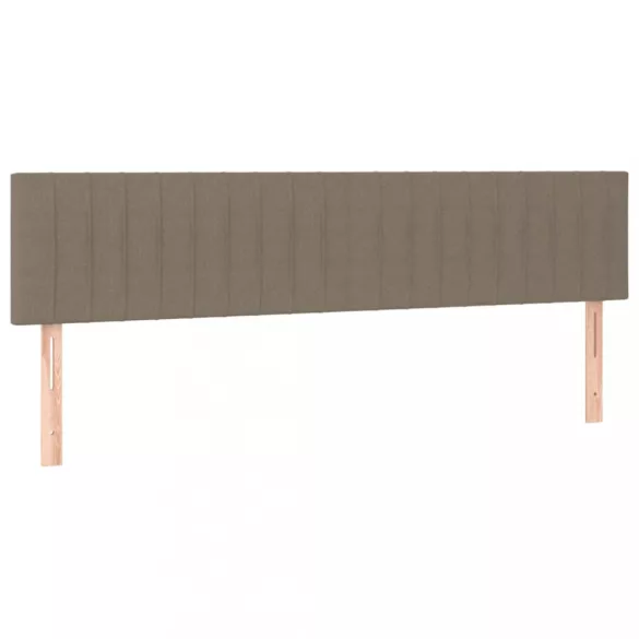 tópszínű szövet rugós ágy matraccal 180 x 200 cm