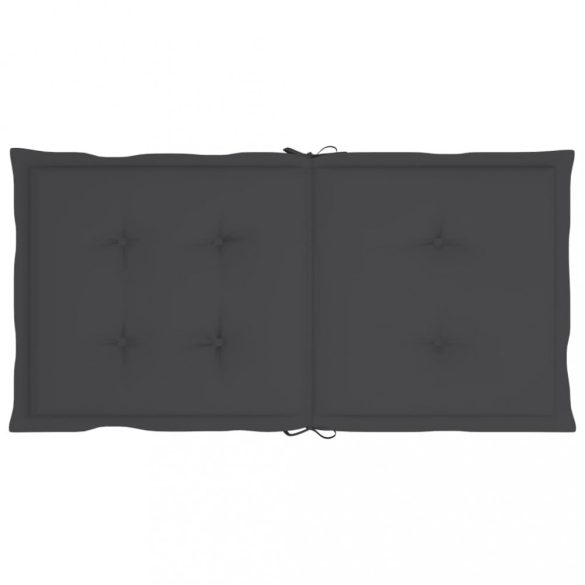 6 db antracit oxford szövet háttámlás székpárna