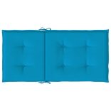 6 db kék oxford szövet háttámlás székpárna 100x50x3 cm