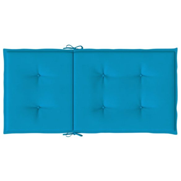 6 db kék oxford szövet háttámlás székpárna 100x50x3 cm