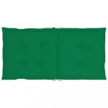 6 db zöld oxford szövet háttámlás székpárna 100x50x3 cm