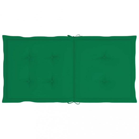 6 db zöld oxford szövet háttámlás székpárna 100x50x3 cm