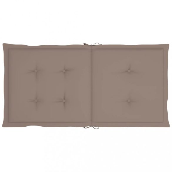 6 db tópszínű oxford szövet háttámlás székpárna 100x50x3 cm