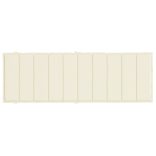 krémszínű oxford szövet napozóágy párna 186x58x4 cm