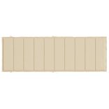 bézs oxford szövet napozóágy párna 186x58x4 cm