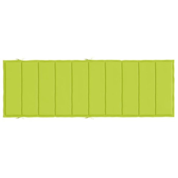 élénkzöld oxford szövet napozóágy párna 186x58x4 cm