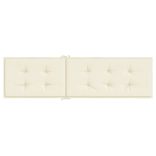 krémszínű nyugágypárna (75+105) x 50 x 4 cm