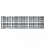 szürke kockás nyugágypárna (75+105) x 50 x 4 cm