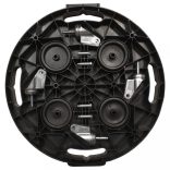 3 db fekete kerekes virágtartó átmérő 40 cm 275 kg