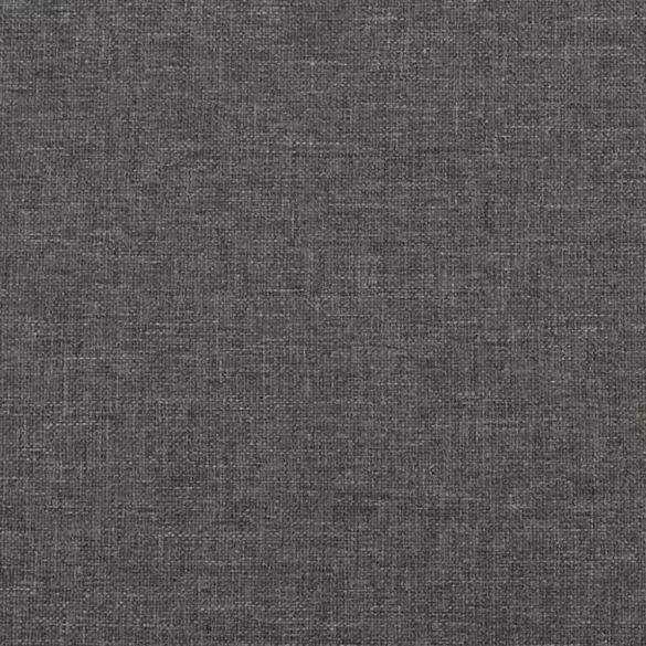 sötétszürke szövet rugós ágy matraccal 80 x 200 cm