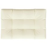 krémszínű szövet raklappárna 120 x 80 x 12 cm