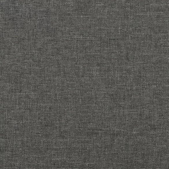 sötétszürke szövet rugós ágy matraccal 90 x 200 cm
