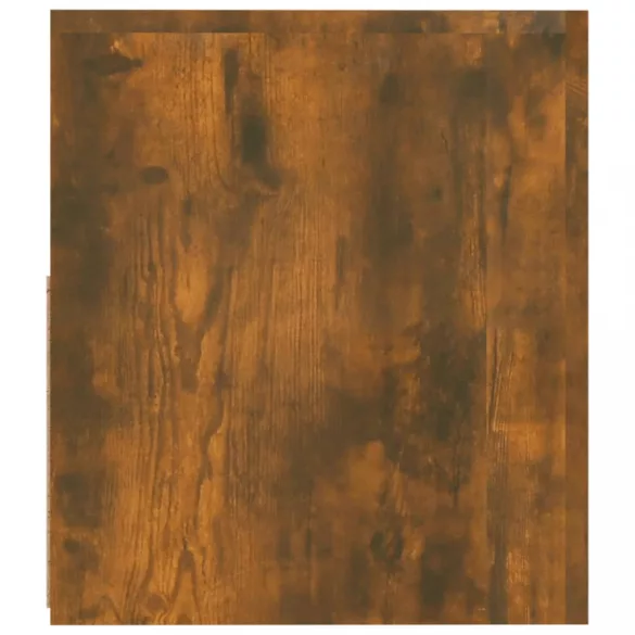 2 db füstös tölgy színű éjjeliszekrény LED-ekkel 60x35x40 cm